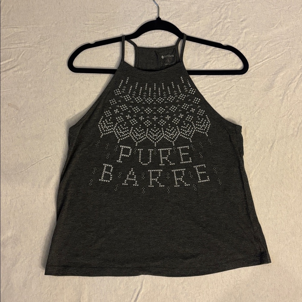 Gray Pure Barre Holiday Tank Top